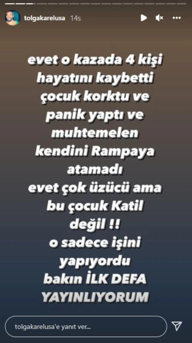 Tolga Karel'in tırı alev alev yandı yaşadıklarını böyle anlattı